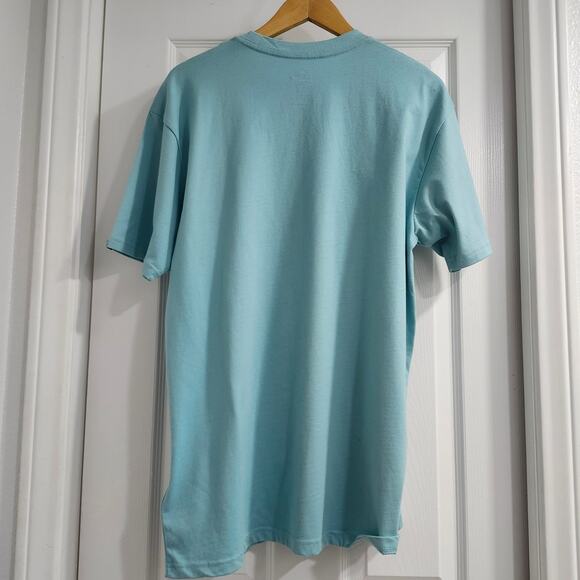 ❤️NWT❤️ Quiksilver Men's Light Blue Short Sleeve Tee - Picture 3 of 8